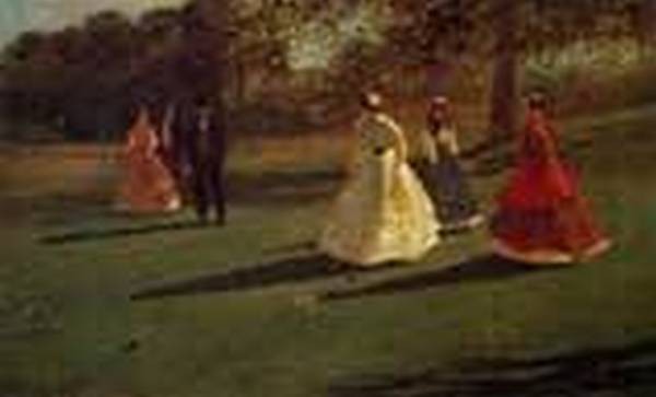 Croquet Players 1865